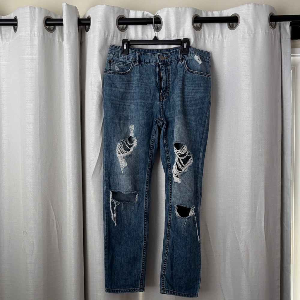 Billabong Relaxed Fit Distressed Denim Jeans